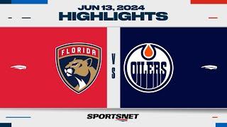 Stanley Cup Final Game 3 Highlights  Panthers vs. Oilers - June 13 2024