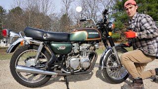 1972 Highly Desirable Honda Motorcycle Sat Years Untouched
