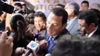 El Candidato Jimmy Morales llega ahora al Centro Nacional de Datos