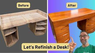 Transforming A Retro Heywood Wakefield Desk With A Stunning New Look