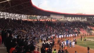 Adana Demirspor Gaziantepte taraftarlık dersi verdi