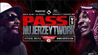 NU JERZEY TWORK vs PASS - KOTD x TBL - FULL RAP BATTLE