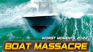 GREATEST FAILS  Stupid ppl with BIG Balls HAULOVER WORST MOMENTS 2022  BOAT ZONE