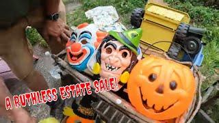 This Estate Sale Was CUTTHROAT for Vintage Halloween Decorations