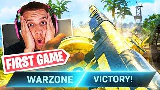 My FIRST GAME on Warzone Pacific Map NEW Caldera Gameplay