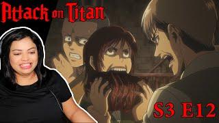 ATTACK ON TITAN Season 3 Episode 12 Reaction  Night of the Battle to Retake the Wall