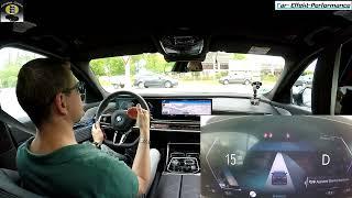 BMW i7 Ampel Assistent Testbericht selbst anhalten bei Rot Einparkassistent Ausstieg-Assistent