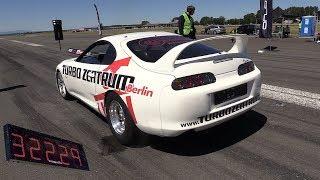 1400HP Toyota Supra - 12 Mile 0-322 KMH ACCELERATION