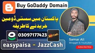 How to buy GoDaddy domain in Pakistan EasypaisaJazzCash  Domain Kaise Kharide