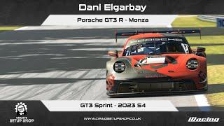 iRacing - 23S4 - Porsche GT3 R - GT3 Sprint - Monza - Dani
