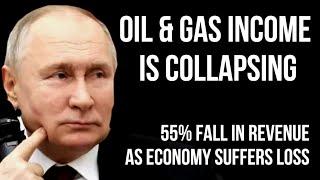 RUSSIAN Oil & Gas Revenue Falls 55% & Economy Posts More Losses as Sanctions Crush Russian Economy