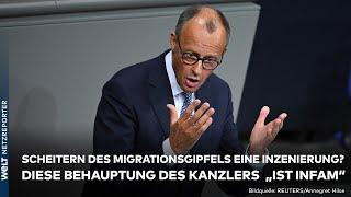 SCHARFE ANTWORT AUF KANZLER-REDE Merz lehnt weitere Gespräche zur Migration mit der Ampel ab  WELT