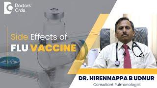 FLU SHOT FLU VACCINE Side effects & How is it managed? - Dr. Hirennappa B Udnur  Doctors Circle