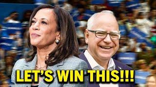 KAMALA & WALZ SPEAK LIVE