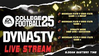 College Football 25 Dynasty Mode Deep Dive + Discussion   LIVE STREAM WATCH PARTY