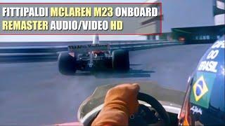 HD F1 1975 Emerson Fittipaldi McLaren M23 Ford Onboard Monaco REMASTER AUDIOVIDEO