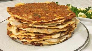 Tavada Lahmacun Nasıl Yapılır  Ev Yapımı Lahmacun Tarifi