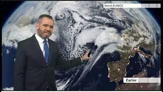 Storm Eunice Forecast Red dangerous weather warning for Wales & S.W. England.