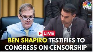 USA LIVE Ben Shapiro Open Statement To Congress On ‘Cartel’ Silencing Conservatives  GOP  N18G