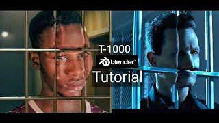 Blender vfx Course vfx T-1000 Liquid metal effect in Blender 3.0