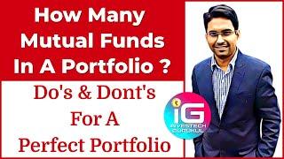 How Many Mutual Funds Should you buy ? Mutual Fund Portfolio For Beginners and Student  Mutual Fund