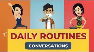 Talking About Daily Routines in English Conversations  Learn English Vocabulary