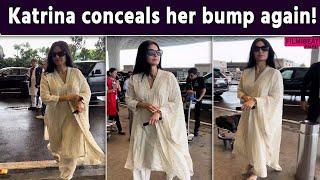 Katrina Kaif rocks ethnic look at airport fans say ‘she’s definitely pregnant