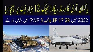 Pakistan Army set a  World record  PAF will induct 28 JF17 block 3 aircrafts in 2022