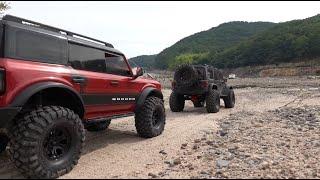Jeep Rubicon JL  SCX10-III VS All New 2021 Bronco  Traxxas TRX-4  4x4 Off Road Adventure