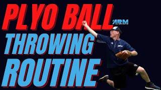 How To Baseball Pitching Warm Up Throws Using Plyo Balls