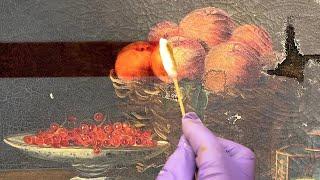 How A Damaged Old Oil Painting Is Professionally Restored