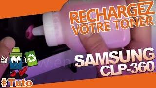 CLP-360 Samsung Toner  Bien Recharger Le Toner