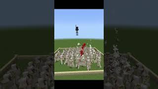 #shorts #shortvideos iron golems vs wither skeletons #youtubeshorts