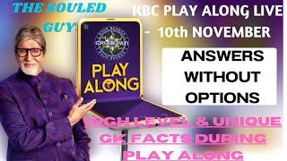 KBC Play Along Live  KBC 15 - 10th November 2023 Episode 65