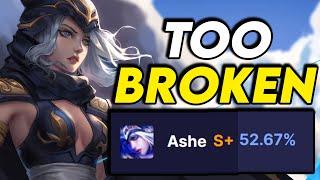 Playing Ashe The Most Broken ADC Post Crit Item REWORK