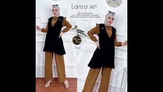 Terbaru Lariza set 2023 yg sangat cantik fashion busana muslim solo