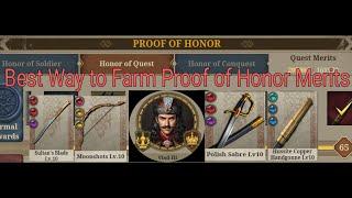 European War 7 Proof of Honor Farming