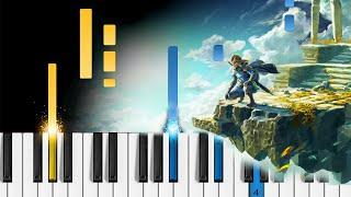 The Legend of Zelda Tears of the Kingdom - Main Theme - Piano Tutorial