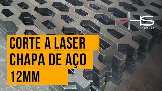 Corte a Laser - Chapa de Aço Carbono de 12mm