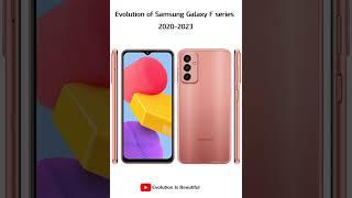 Evolution of Samsung Galaxy F series 2020 2023 #short #shorts #evolution