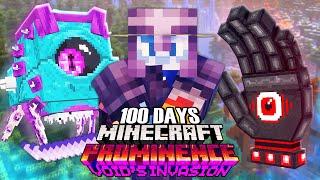 I Survived 100 Days in Prominence Voids Invasion in Minecraft