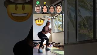 Lehmann vs Georgina vs Antonella vs Anna Gym workout challenge