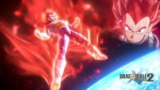 Vegeta Ultra Super Villain Transformation Vs Beerus and Goku - Full Animated Cutscene  DBXV2 DLC 17