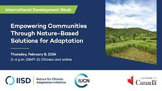 #IDW2024  Empowering Communities Through Nature-Based Solutions for Adaptation