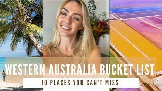 MY WESTERN AUSTRALIA BUCKET LIST  10 Places You Have To Go In Western Australia