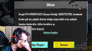 NOLUR YETER GENE BAN YEDİM  PUBG MOBILE