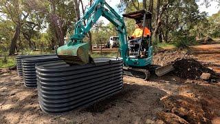 Installing Raised Garden Beds with Retic