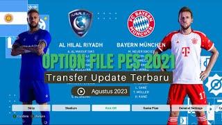 Option file pes 2021 Terbaru Agustus Season Update