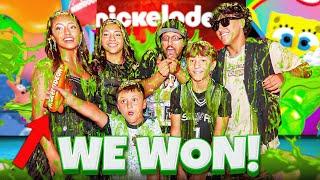 We Won Nickelodeon Choice Awards  2024 Favorite Creator Family Slime Champions