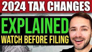 New Tax Laws in 2024 Explained WATCH BEFORE FILING